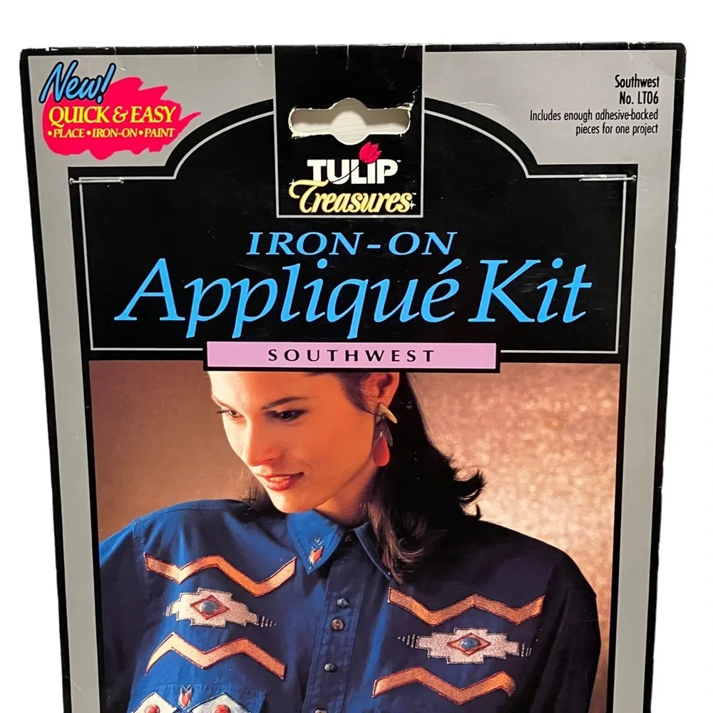 NEW Tulip Treasures Iron-On Southwest Appliqué Kit NOS
